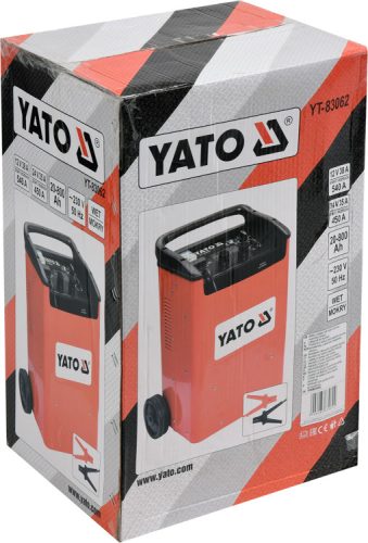 YATO AKKUMULÁTOR TÖLTŐ-INDÍTÓ 12-24V 540A/ 20-800Ah