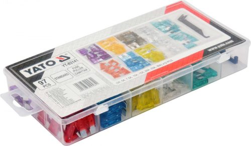 YATO BIZTOSÍTÉK KÉSZLET 3-30A 97 RÉSZES