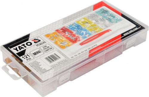 YATO BIZTOSÍTÉK KÉSZLET MINI 5-30A 121 RÉSZES