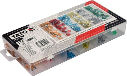 YATO BIZTOSÍTÉK KÉSZLET MINI 5-30A 120 RÉSZES