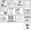 YATO LÁNCFŰRÉSZ LÁNCVEZETŐ 40CM 1,3MM