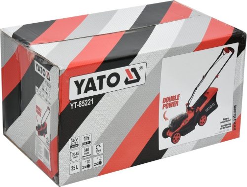 YATO AKKUS FŰNYÍRÓ  34CM, 35 LITERES AKKU NÉLKÜL